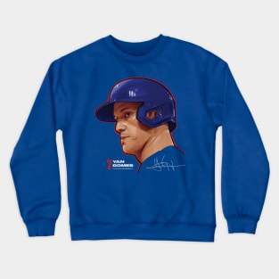 Yan Gomes Chicago C Profile Crewneck Sweatshirt